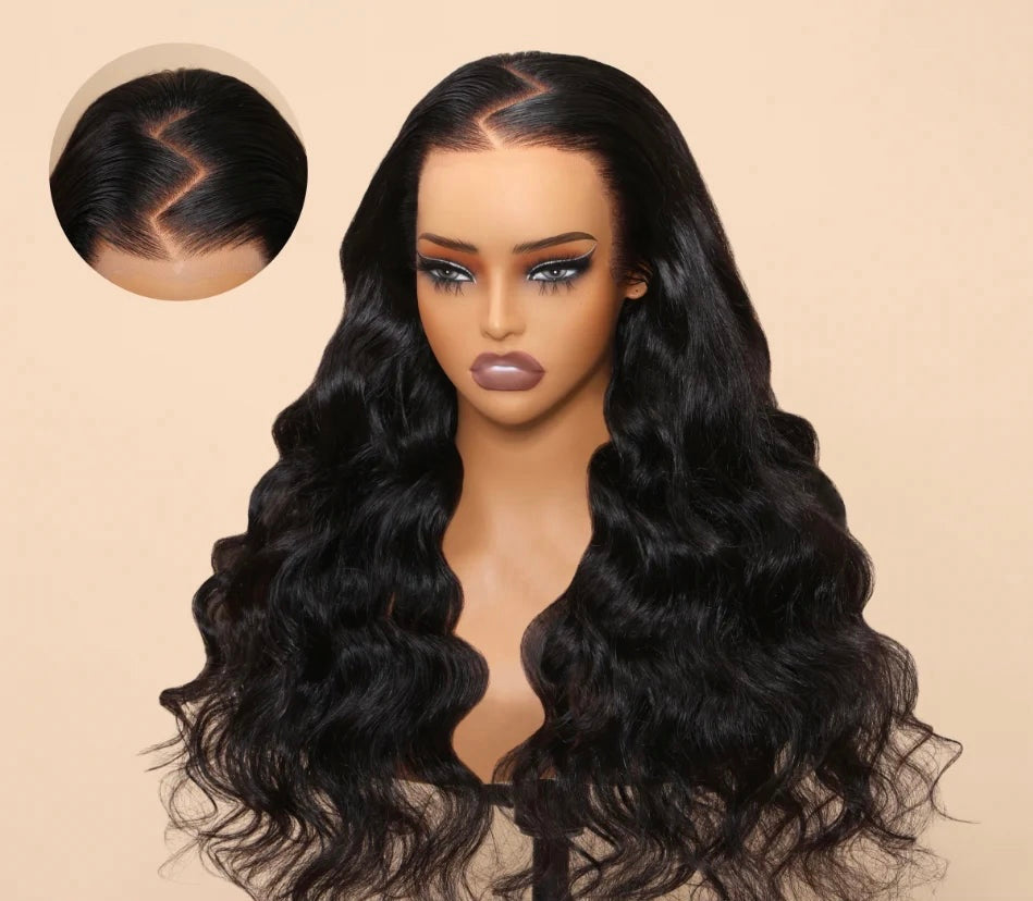 13x4 Frontal 3D Dome Cap Glueless Wig Full Frontal Human Hair Wig